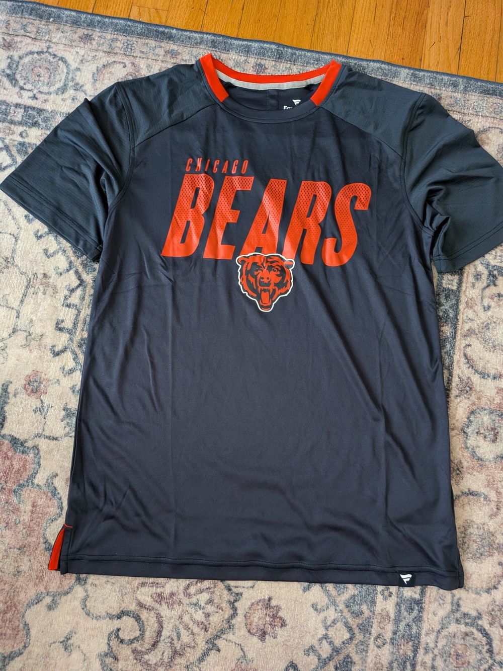 Fanatics Chicago Bears Navy and Orange Short-Sleeve Performance Tee